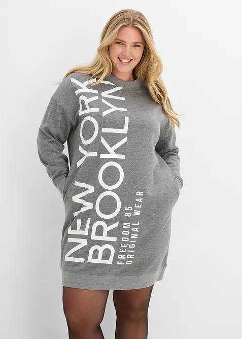 Robe sweat douce et oversize, bonprix