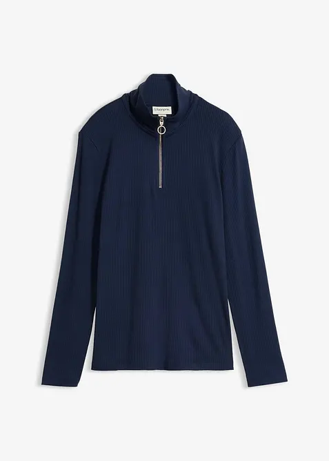 T-shirt c&ocirc;tel&eacute; en viscose douce et extensible, bonprix
