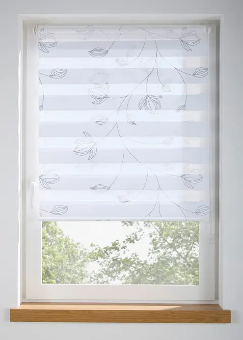Doppelrollo mit Glanz-Druck, bonprix
