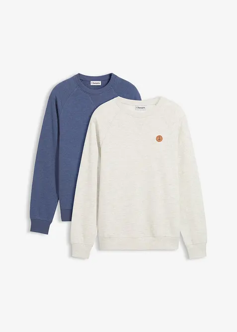 Sweatshirt (2er Pack), bonprix
