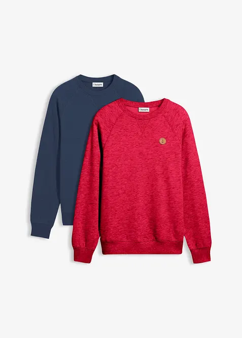 Sweatshirt (2er Pack), bonprix