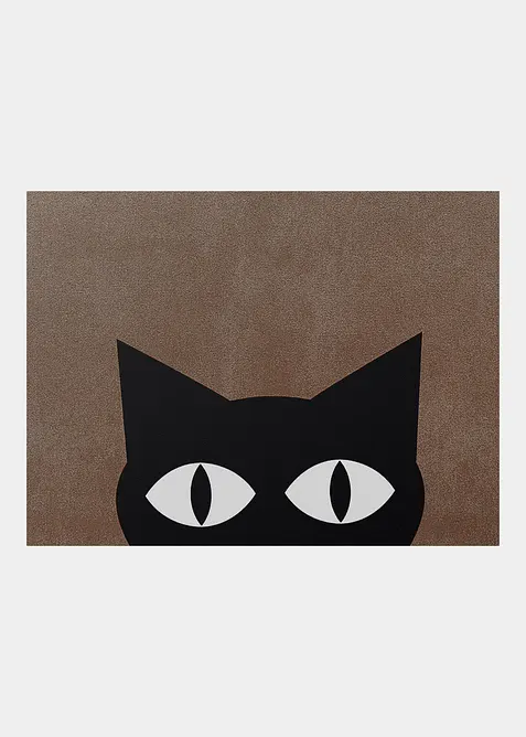 Paillasson lavable motif chat, bonprix