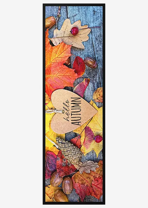 Waschbare Fu&szlig;matte mit herbstlichem Motiv, bonprix