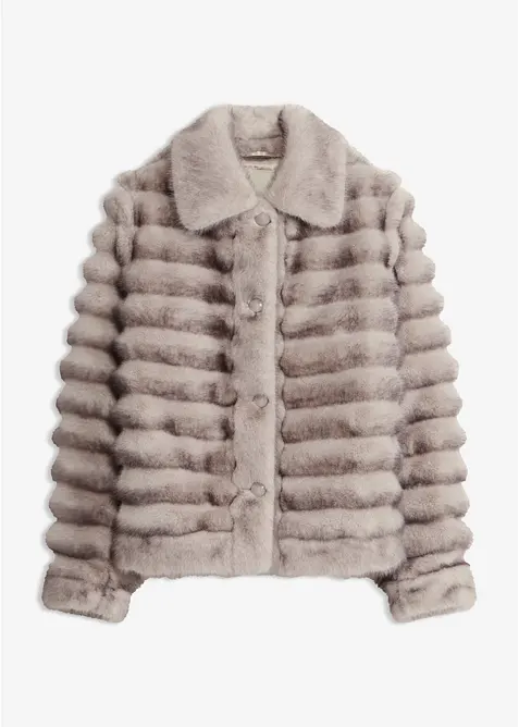 Veste en peluche, bonprix