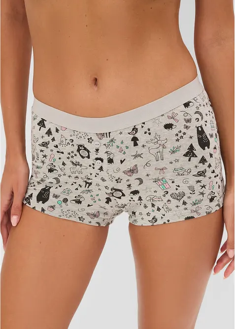 Lot de 4 boxers femme, bonprix