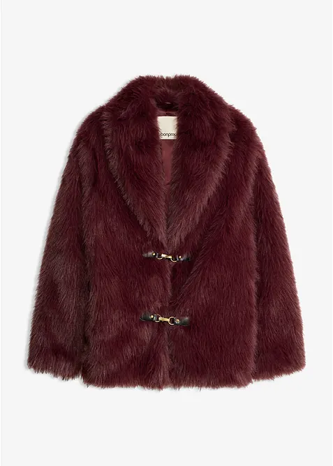 Veste doubl&eacute;e en peluche, bonprix