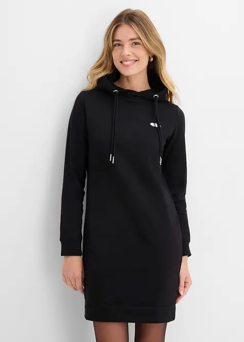 Sweatkleid mit Kapuze, bonprix