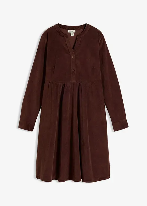 Cord-Kleid aus elastischem Baumwoll-Mix, bonprix