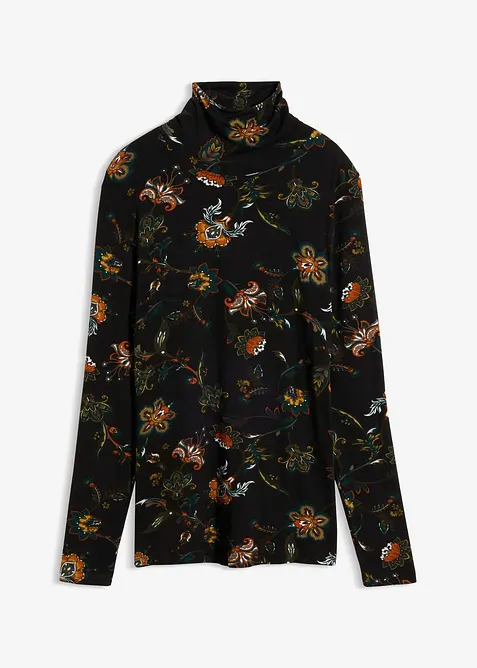 Langarmshirt mit Rollkragen, bonprix