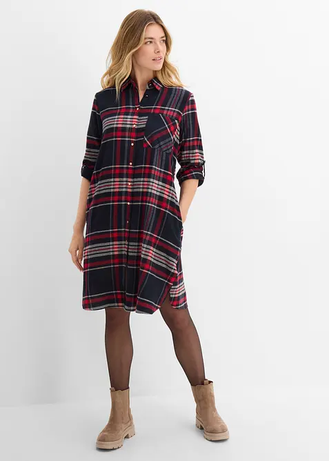 Robe chemise 100% coton, bonprix