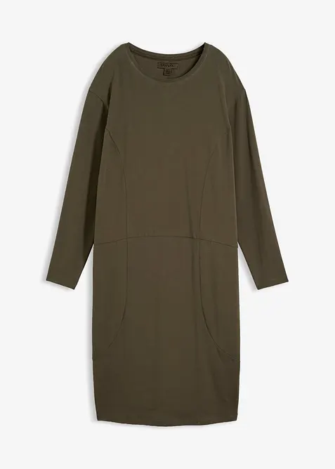 Jerseykleid in O-Shape, bonprix