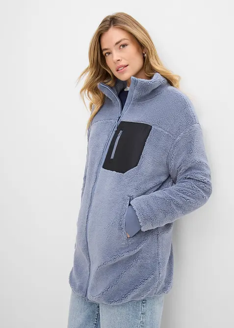 Veste en polaire peluche, bonprix