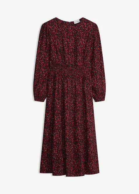 Midikleid mit Blumenprint, bonprix