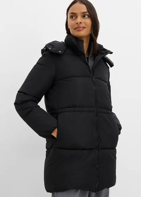 Doudoune mi-longue &agrave; capuche amovible, bonprix
