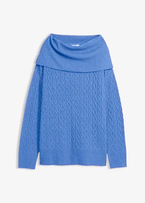 Pull &agrave; motif torsad&eacute;, bonprix