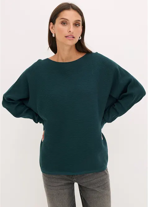 Pull oversize &agrave; manches chauve-souris, bonprix