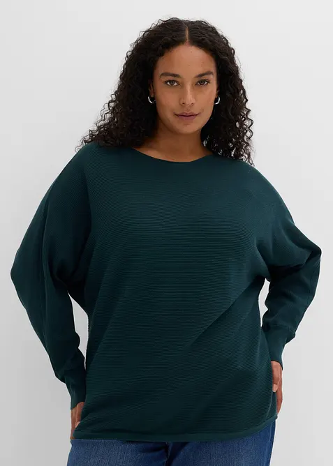 Pull oversize &agrave; manches chauve-souris, bonprix