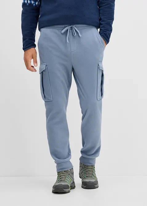 Pantalon cargo en polaire, regular, bonprix