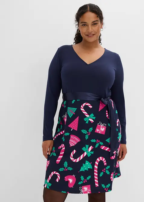 Robe trap&egrave;ze courte, bonprix