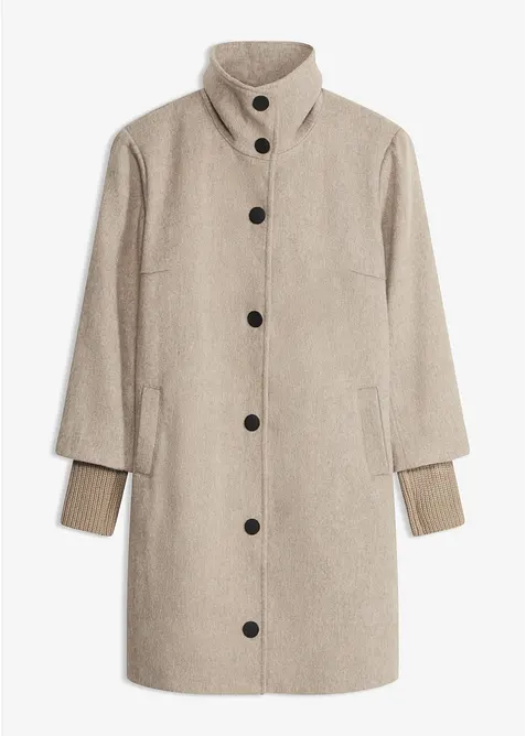 Manteau court chin&eacute;, bonprix