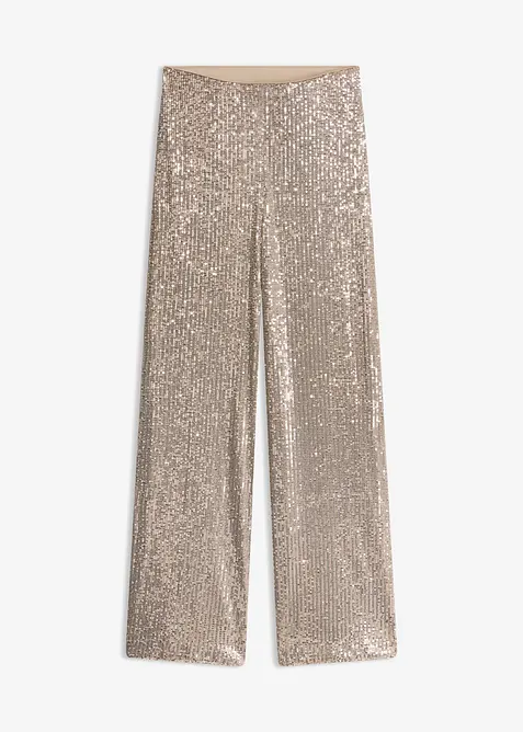 Paillettenhose mit Bequembund, bonprix