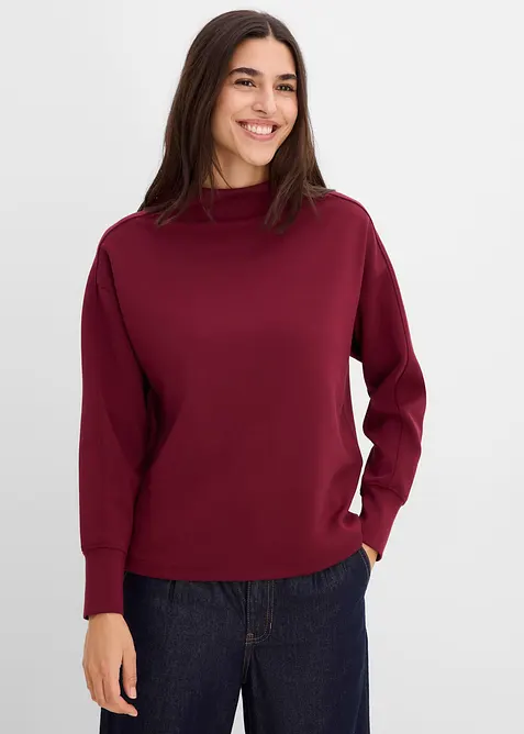 Sweat oversize en mati&egrave;re n&eacute;opr&egrave;ne douce, bonprix