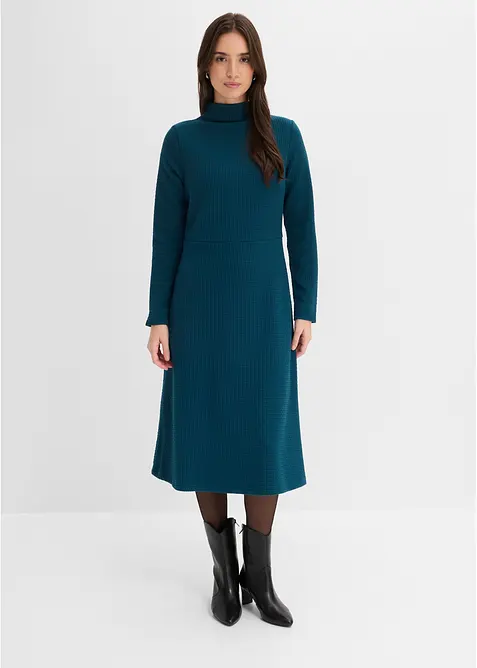 Robe midi &eacute;vas&eacute;e, bonprix