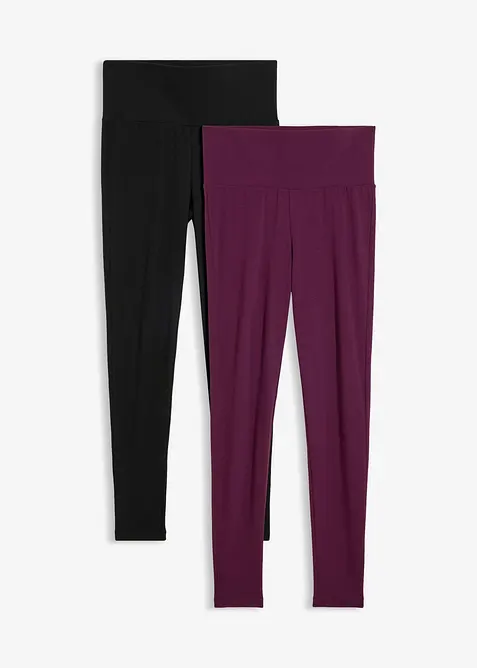 High Waist-Leggings (2er Pack), bonprix