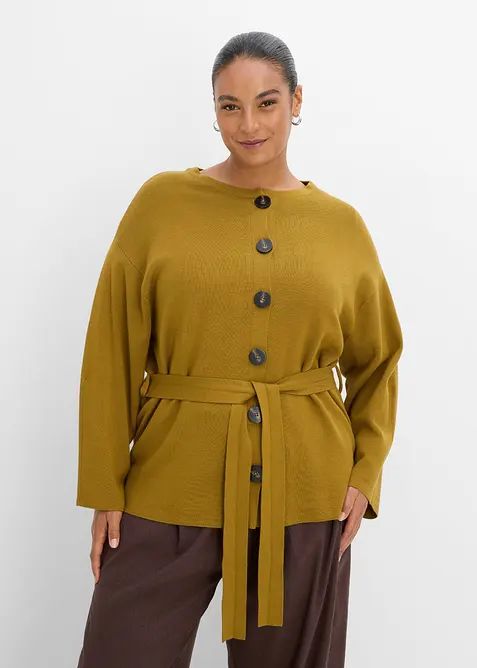 Gilet en fine maille, viscose majoritaire, bonprix