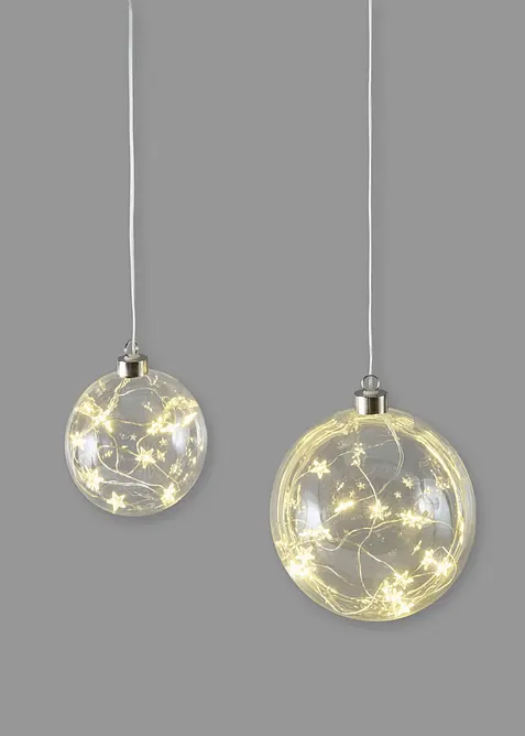 LED-H&auml;ngedeko Set Kugeln (2-tlg. Set), bonprix