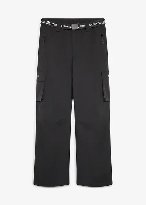 Pantalon de ski imperm&eacute;able &agrave; poches cargo, doublure polaire, bonprix