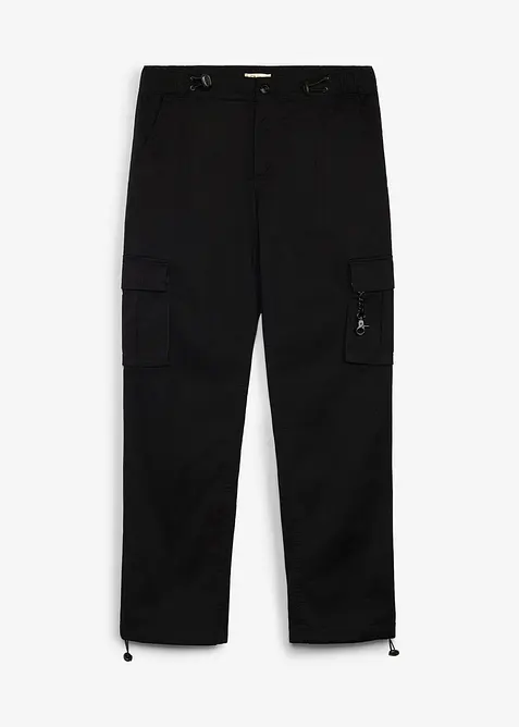 Pantalon cargo chaud &agrave; taille confortable et base r&eacute;glables, bonprix