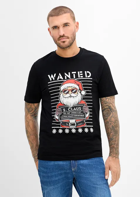 T-shirt de No&euml;l 100% coton, bonprix