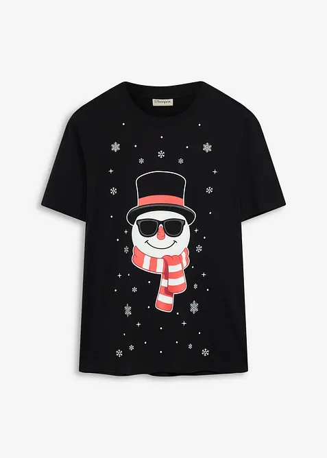 T-shirt de No&euml;l 100% coton, bonprix