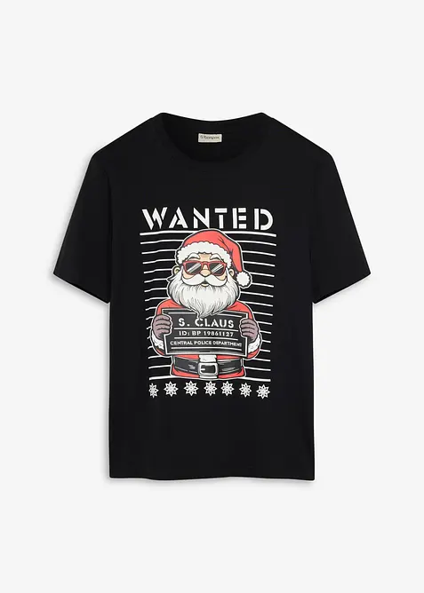 T-shirt de No&euml;l 100% coton, bonprix