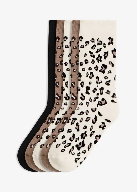 Thermo Socken mit Innenfrottee und druckfreiem B&uuml;ndchen (5er Pack), bonprix