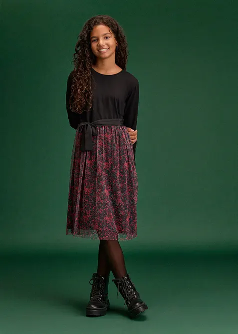 Robe midi &agrave; manches longues, bonprix