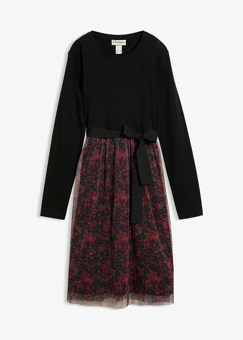 Robe midi &agrave; manches longues, bonprix