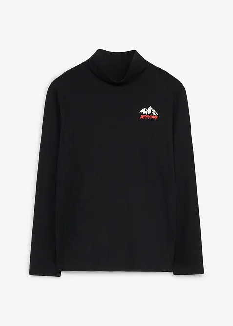 T-shirt col roul&eacute; 100% coton, bonprix