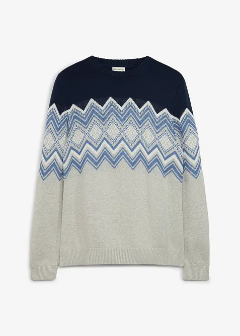 Norweger-Pullover in Regular Fit, bonprix