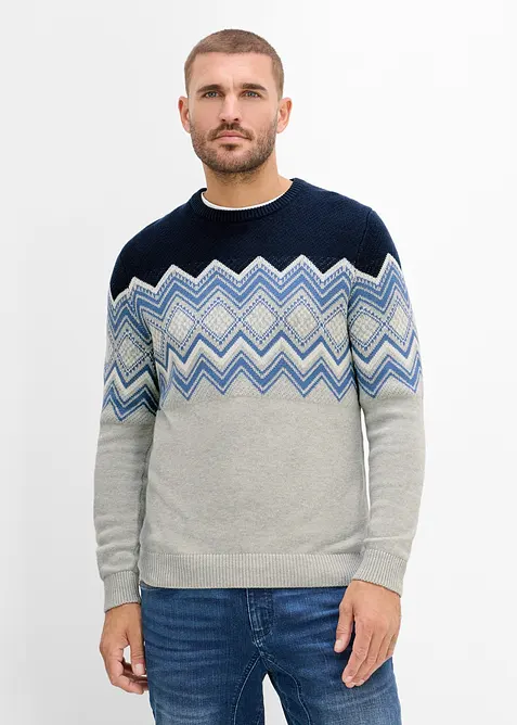 Norweger-Pullover in Regular Fit, bonprix