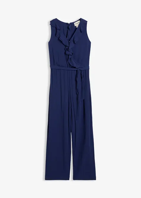 Jumpsuit aus flie&szlig;ender Viskose, bonprix