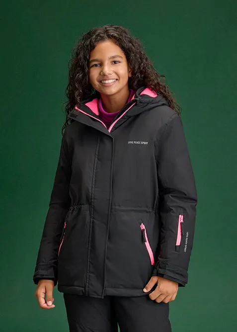 Wasserdichte Skijacke mit sportiven Details, bonprix