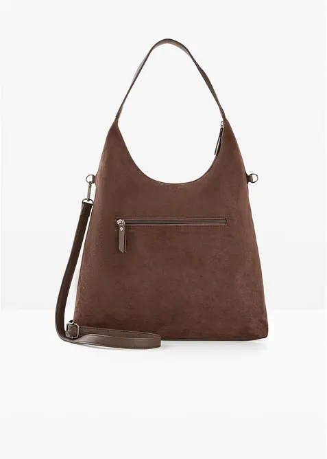 Beuteltasche in Velourslederoptik, bonprix