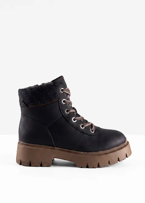 Esprit Schn&uuml;rboots mit Profilsohle, Esprit