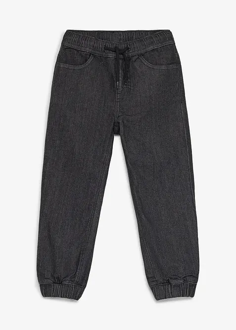 Thermo Regular Fit Schlupfjeans mit Jerseyfutter, bonprix