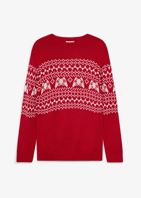 Pull en grosse maille &agrave; motif gaming, bonprix