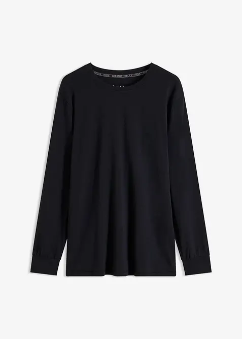 Sport-Shirt mit Baumwolle, schnelltrocknend, bonprix