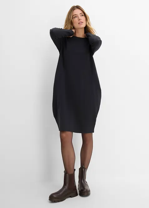 Jerseykleid in O-Shape, bonprix