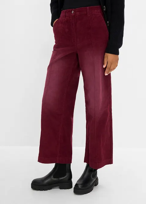 Pantalon en velours c&ocirc;tel&eacute; extensible, bonprix